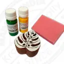 Wooden Printing Blocks with Printing Colours | Deep Carved Stamps & Long Lasting Colours