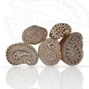 Paisley Wooden Printing Blocks| Deep Carved Stamps (Set of 5)