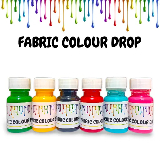 Fabric Colours | 15ml × 6 shades | Long Lasting & Quick Dry | PNT-739002